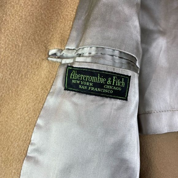 Vintage Abercrombie & Fitch Camel Hair and Wool Coat - Picture 7 of 7